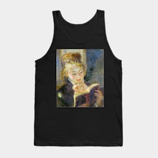 Girl Reading By Pierre Renoir Tank Top